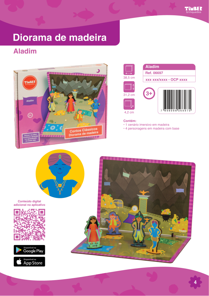 Aladim, linha Contos Clássicos.