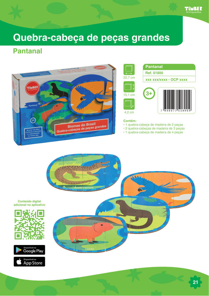 Pantanal, linha Biomas do Brasil.